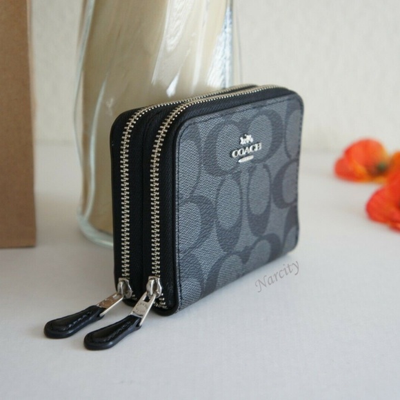 Coach Handbags - [New] Coach Leather Wallet Double Zip